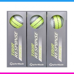 테일러메이드 투어 리스폰스 스트라이프 9구세트 3pc 테일러메이드 골프공 스트라이프 골프공 360 퍼팅라인 투어 골프공