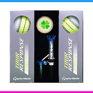 테일러메이드 투어 리스폰스 스트라이프 6구 볼마커 자석티세트 3pc 테일러메이드 골프공 스트라이트 6구 360 퍼팅라인 골프공 볼마커세트
