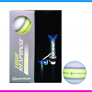 테일러메이드 투어 리스폰스 스트라이프 3구 자석티세트 (3pc) 360 퍼팅라인 스트라이프 골프공 3구 테이러메이드 골프공