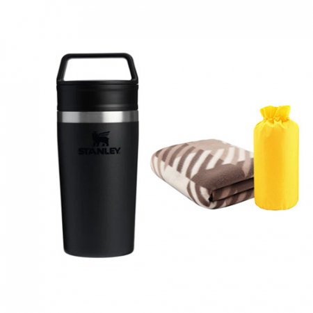 JE 담요+스탠리 카페투고 트래블머그 354ml #2
