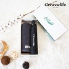 크로커다일 3단 자동 솔리드 우산 + 크로커다일 심플 수건 우산타올세트