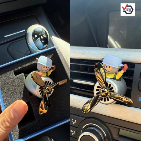 머레이 차량용 송풍구 방향제 캐릭터핼멧 #3