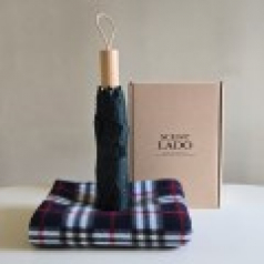 센트라도 네이처 담요+3단 양우산 세트