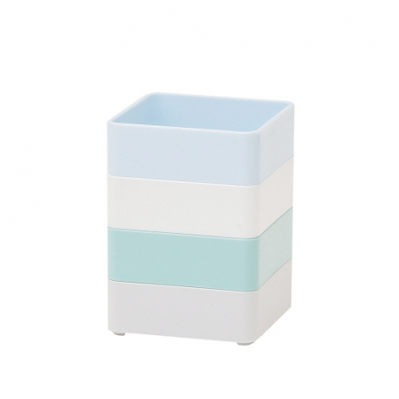 포인트 컬러 오거나이저 사각 펜꽂이 #2