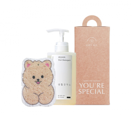 실생활 주방세제 500ml와 압축수세미 세트 #2