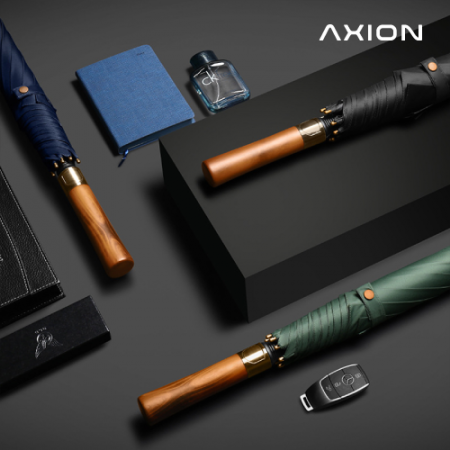 엑시온 럭셔리 골프 프리미엄 우드 장우산 #2