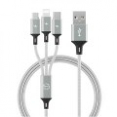 디지지 3in1 C타입 8핀 5핀 멀티 고속 충전 케이블