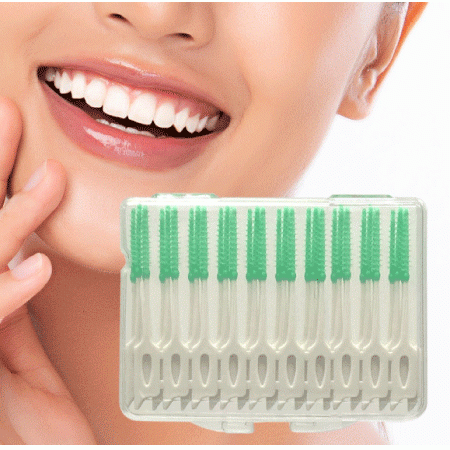 치간칫솔 (40개입) 실리콘 칫솔 #2