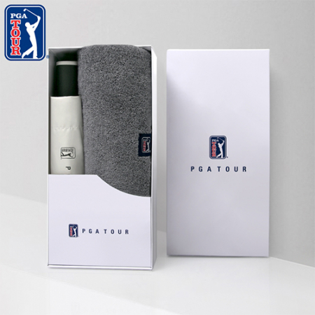 PGA 3단수동 암막 우양산+260g코마사타올세트 #2