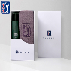 PGA 3단수동 암막 우양산+190g호텔타올세트