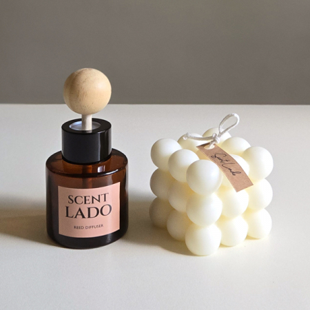 센트라도 미니 차량용 디퓨저 50ml+오브제 캔들 세트 #3