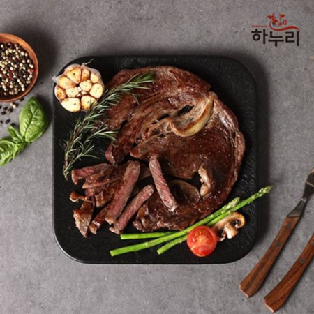 [하누리]  1++ 한우투뿔 구이용 등심+등심 500g #3