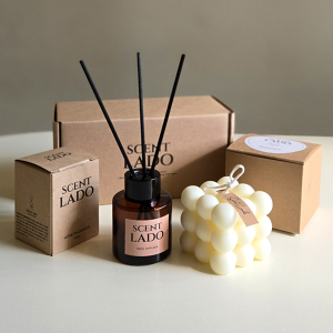 센트라도 미니 디퓨저 50ml+오브제 캔들 세트