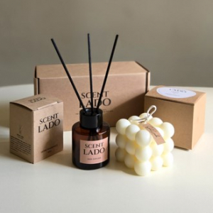 센트라도 미니 디퓨저 50ml+오브제 캔들 세트