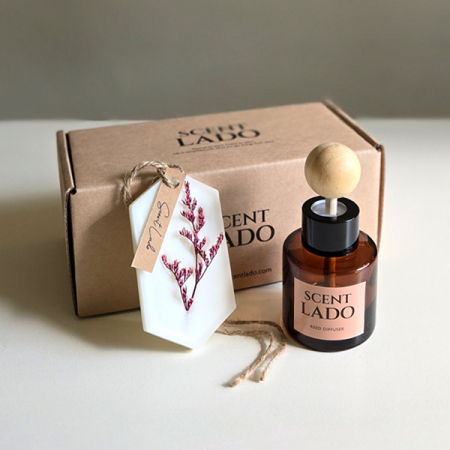 센트라도 미니 차량용 디퓨저 50ml+고체방향제 왁스타블렛 세트 #3