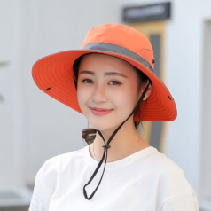 썬컬러 투톤 버킷햇 벙거지 모자