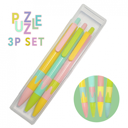 퍼즐볼펜 3P세트 1.0mm #2