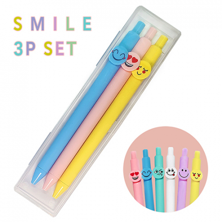 스마일캐릭터라바볼펜 3P세트 0.7mm #2