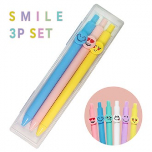스마일캐릭터라바볼펜 3P세트 0.7mm