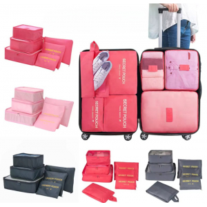 6종 여행용파우치 캐리어 파우치 멀티파우치 세면백 화장품 파우치 워시백 속옷파우치 여행파우치 판촉 선물 사은품 답례품