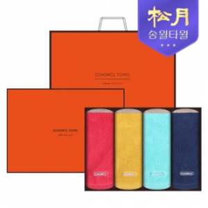 [송월타올] 송월 컬러웨이40 180g 4P 타월세트