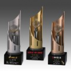 메탈 크리스탈 골프 트로피 S8A-248-456