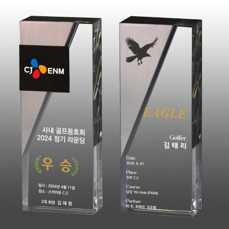 메탈 크리스탈 골프 트로피 S8A-245-56 #3