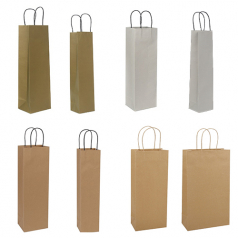 종이끈 와인 쇼핑백