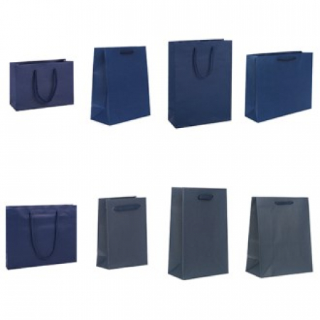 블루 네이비 종이 쇼핑백 #2