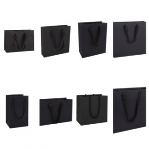 블랙 종이 쇼핑백 01
