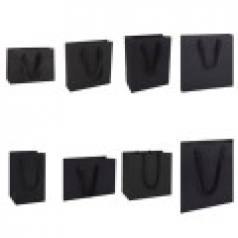 블랙 종이 쇼핑백 01