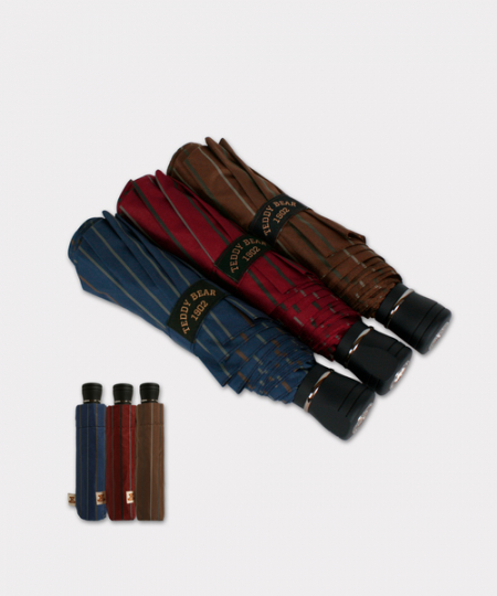 테디베어 비즈니스 스트라이프 3단우산 3컬러 #2