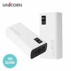 유니콘 PD-30000M PD3.0 QC3.0 초고속충전 30000mAh C타입 22.5W 고출력 보조배터리