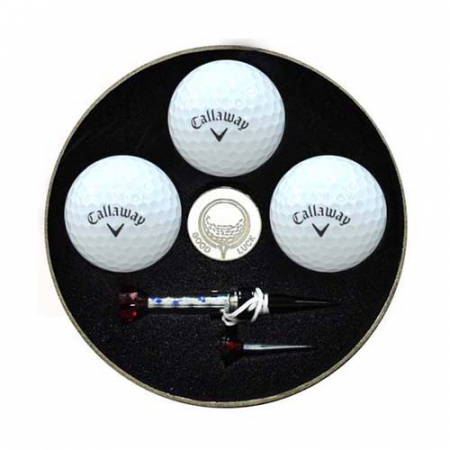 캘러웨이 투어 3피스 원형 3구 볼마커 자석티세트 #2
