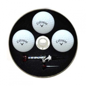 캘러웨이 투어 3피스 원형 3구 볼마커 자석티세트