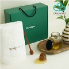 클라우망 40수170g 호텔수건+사양벌꿀 답례품 선물세트