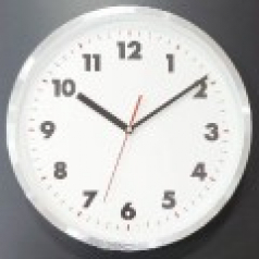 알루미늄 포인트벽시계 300