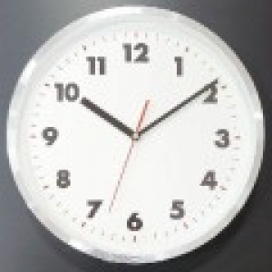 알루미늄 포인트벽시계 300