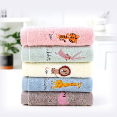 고리형 동물자수 타올 선물 답례품 기념품 사은품