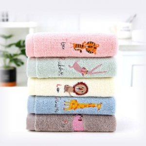 고리형 동물자수 타올 선물 답례품 기념품 사은품