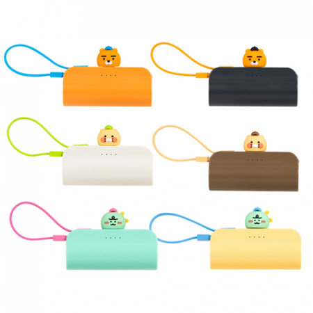 카카오프렌즈 볼캡 고속 도킹형 보조배터리 5000mAh #2