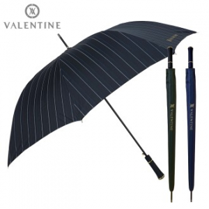 발렌타인 70x8 폰지 사슬 스트라이프 장우산