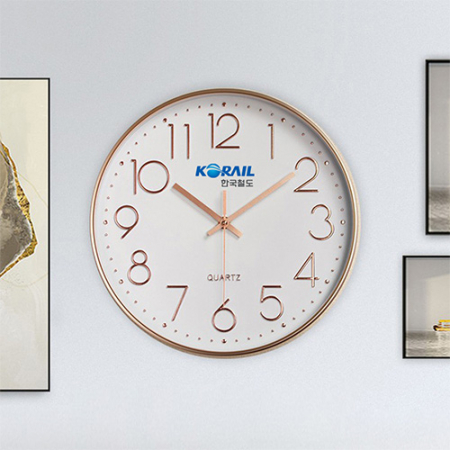 유니크 모던 인테리어 벽시계 로즈골드 STMC009 #2