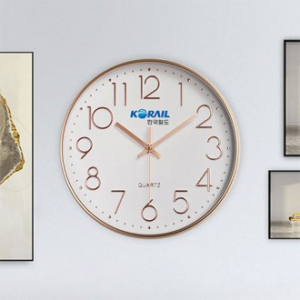 유니크 모던 인테리어 벽시계 로즈골드 STMC009