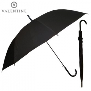 발렌타인 POE 55x8 자동 검정 곡자 장우산
