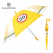 발렌타인 포에 50x8 안전속도 30 자동 투명 비닐 아동 어린이 투명 안전 곡자 장우산