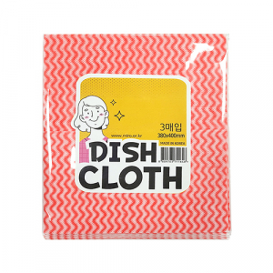 코젠더스 위생 빨아쓰는 행주 3매입 레드