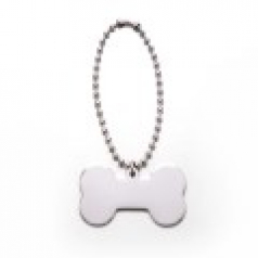 써지컬스틸 방울체인 각인 뼈다귀형 반려견인식표 H형