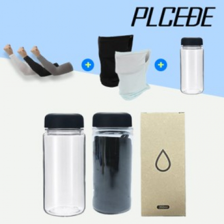 플씨드 투밴드 쿨토시 + 귀걸이 쿨마스크 + 보틀 350ml 3종 세트 #2