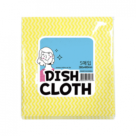 코젠더스 위생 빨아쓰는 행주 5매 옐로우 #2